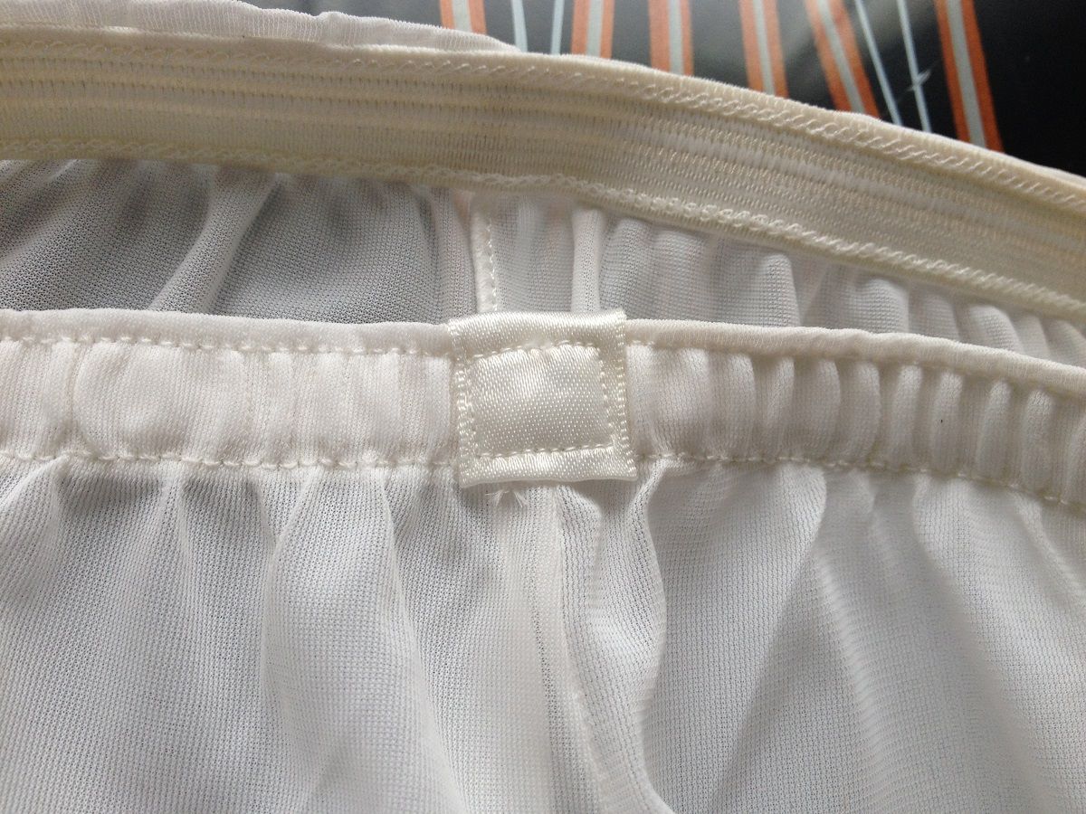 Adorable 1950s Kayser White Nylon And Lace Granny Panties~pillow Tab