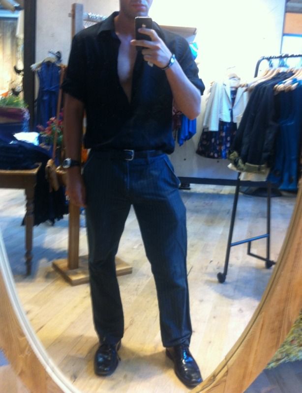 Do I have too many buttons unbuttoned on my dress shirt at work?? (pic