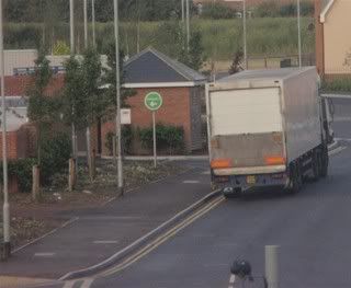 Truck outside Asda 0610 am 5th July