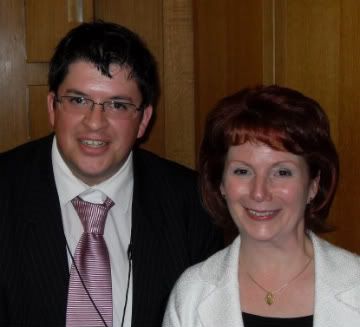 James Cottis and Hazel Blears