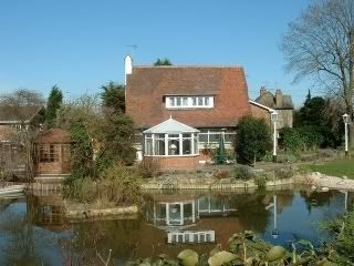 View of Pond and House