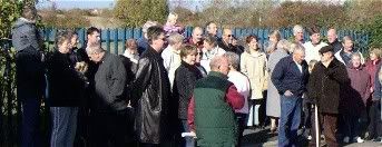 Local protesters against scheme