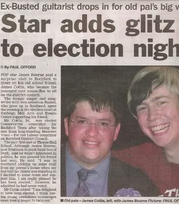 James Cottis in Evening Echo