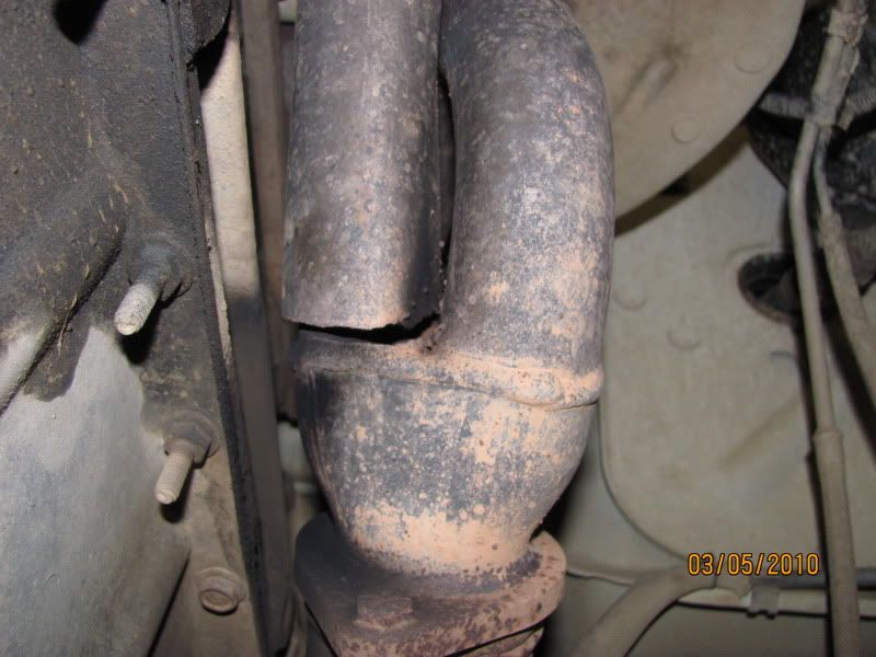 2000 Jeep wrangler cracked exhaust manifold #2