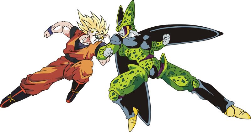 Dragon+ball+z+kai+vegeta+vs+cell