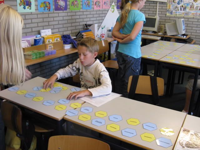 kaartjes leggen