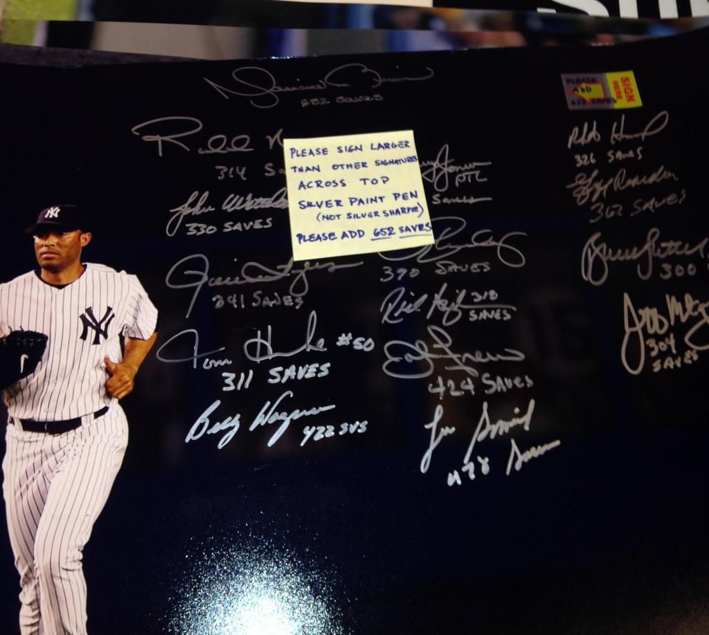 [Sportsgraphing.com] Mariano Rivera Private Signing via Steiner Discount Pricing!