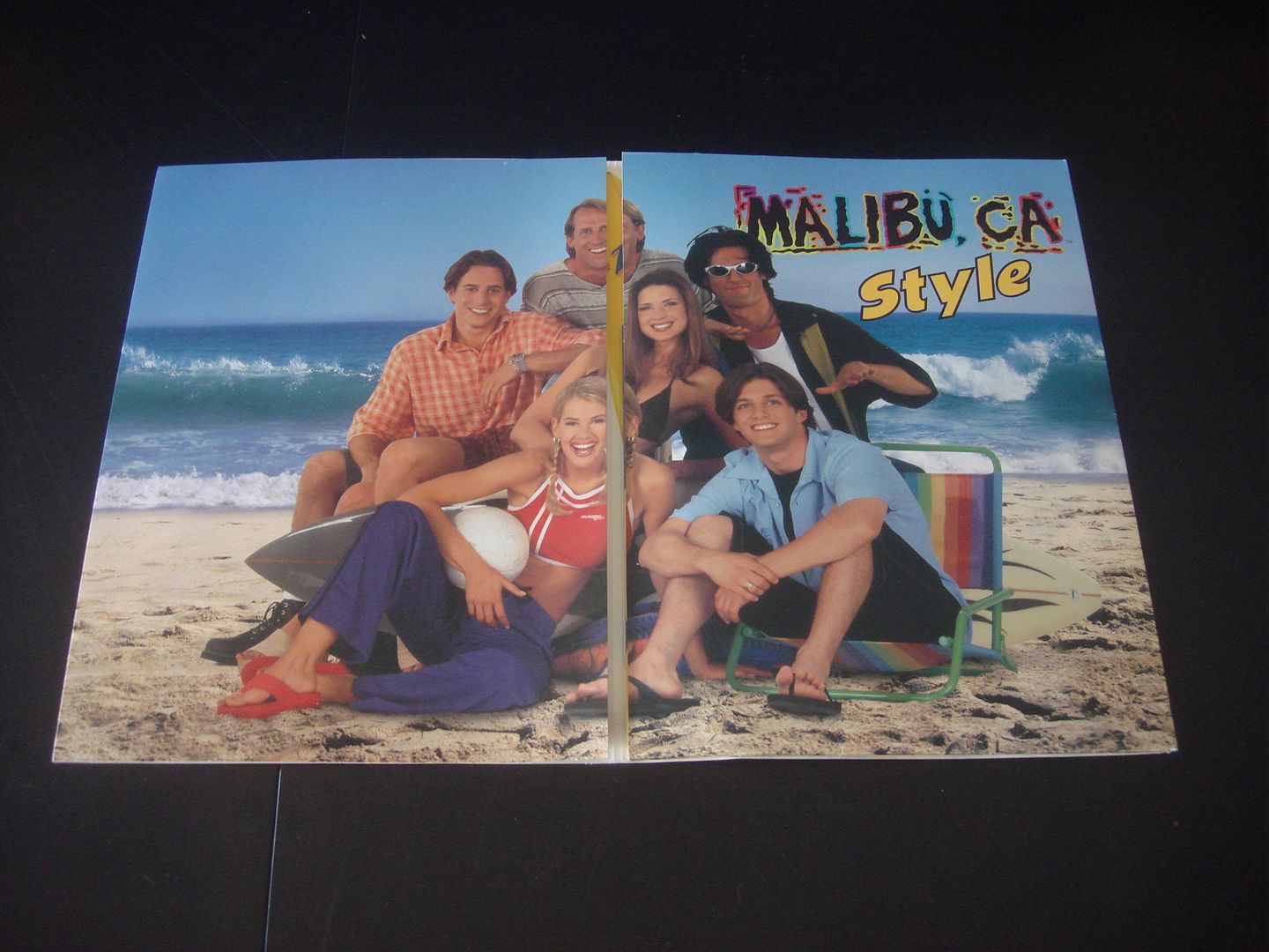 Malibu,ca Tv Show Original Press Kit Photo Credit Sheet & 7 Slides 