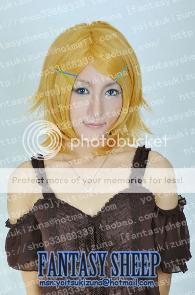 40cm layers curl Cosplay Wig NEW dark green #007  