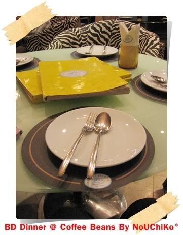 My BD dinner with very best friends Coffee Beans