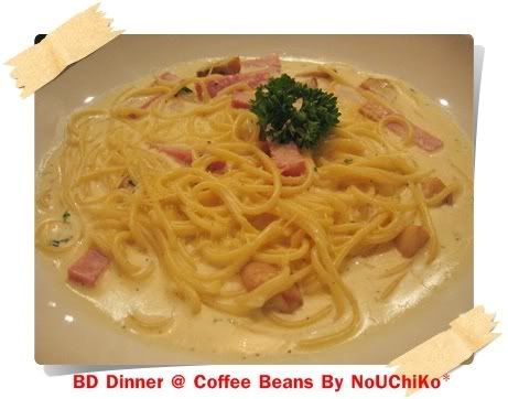 My BD dinner with very best friends Coffee Beans