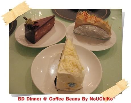 My BD dinner with very best friends Coffee Beans