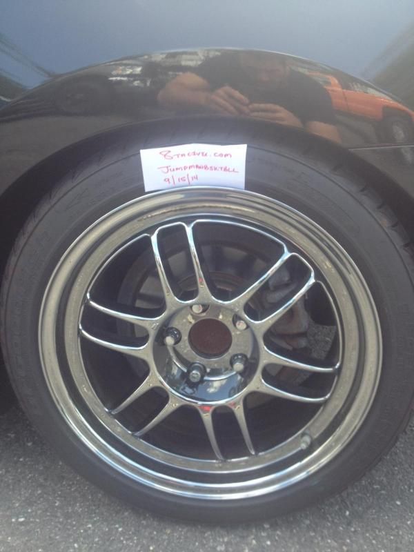 17x8 +35 ENKEI RPF1 SBC w/ BFG Tires and TPMS | 8th Generation Honda ...