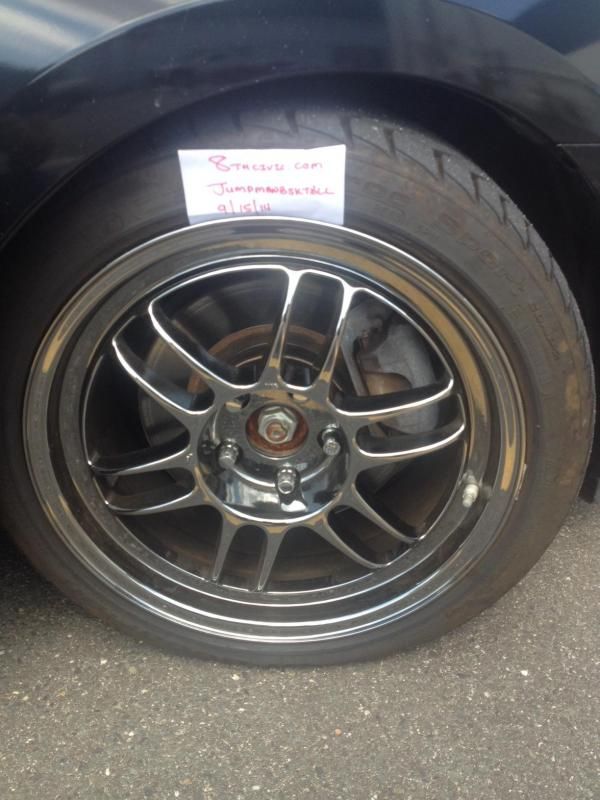 17x8 +35 ENKEI RPF1 SBC w/ BFG Tires and TPMS | 8th Generation Honda ...