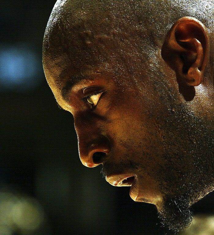 KG looks on last night at the Air Canada Center