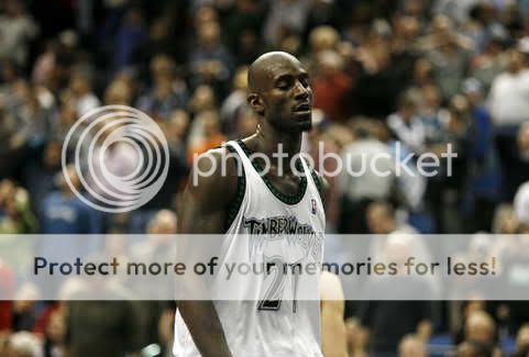 KG left the arena without speaking with reporters -- a rarity for him