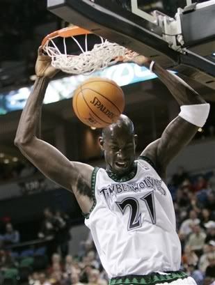 Garnett torched the Suns for a season-high 44 points, just three off his career high.