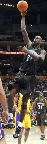 Though the Timbewolves were bad last night, KG was brilliant like always