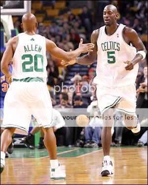 KG and Ray already look right at home