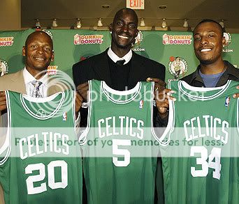 KG, flanked by Ray and Paul